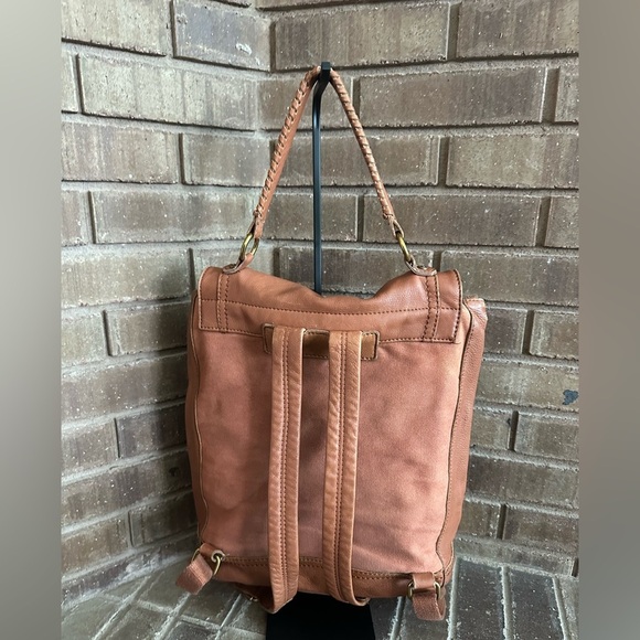 The Sak Ventura Brown Leather Convertible Backpack Bag main image 8